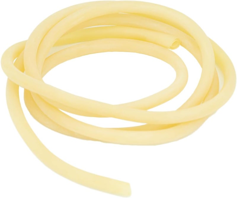 Refuuch Natural Latex Rubber Tubing Tube 1/4" (6mm) ID x 3/8" (9mm) OD Speargun Band Slingshot Catapult Surgical Rubber Hose 1M Length - Image 1